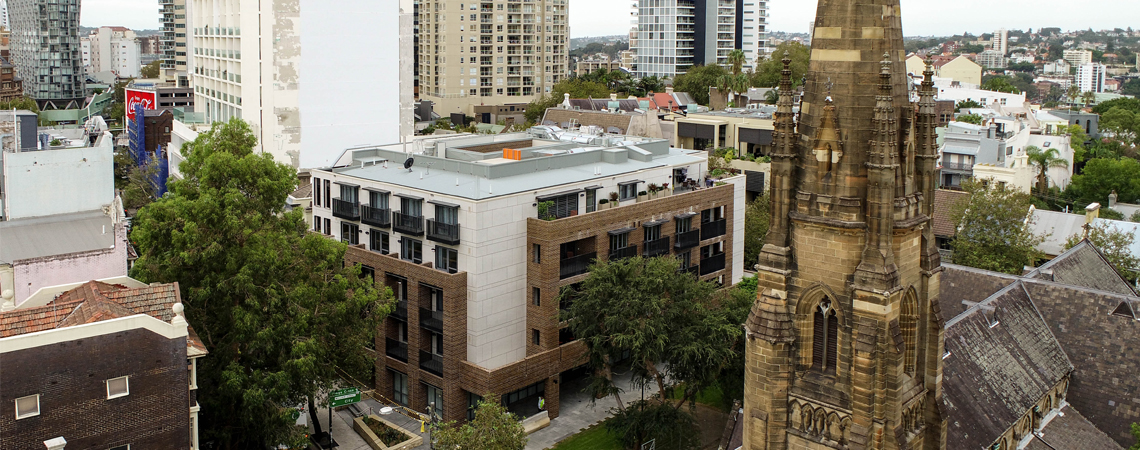 HammondCare Darlinghurst Aged Care Facility for the Homeless, Taylor Construction