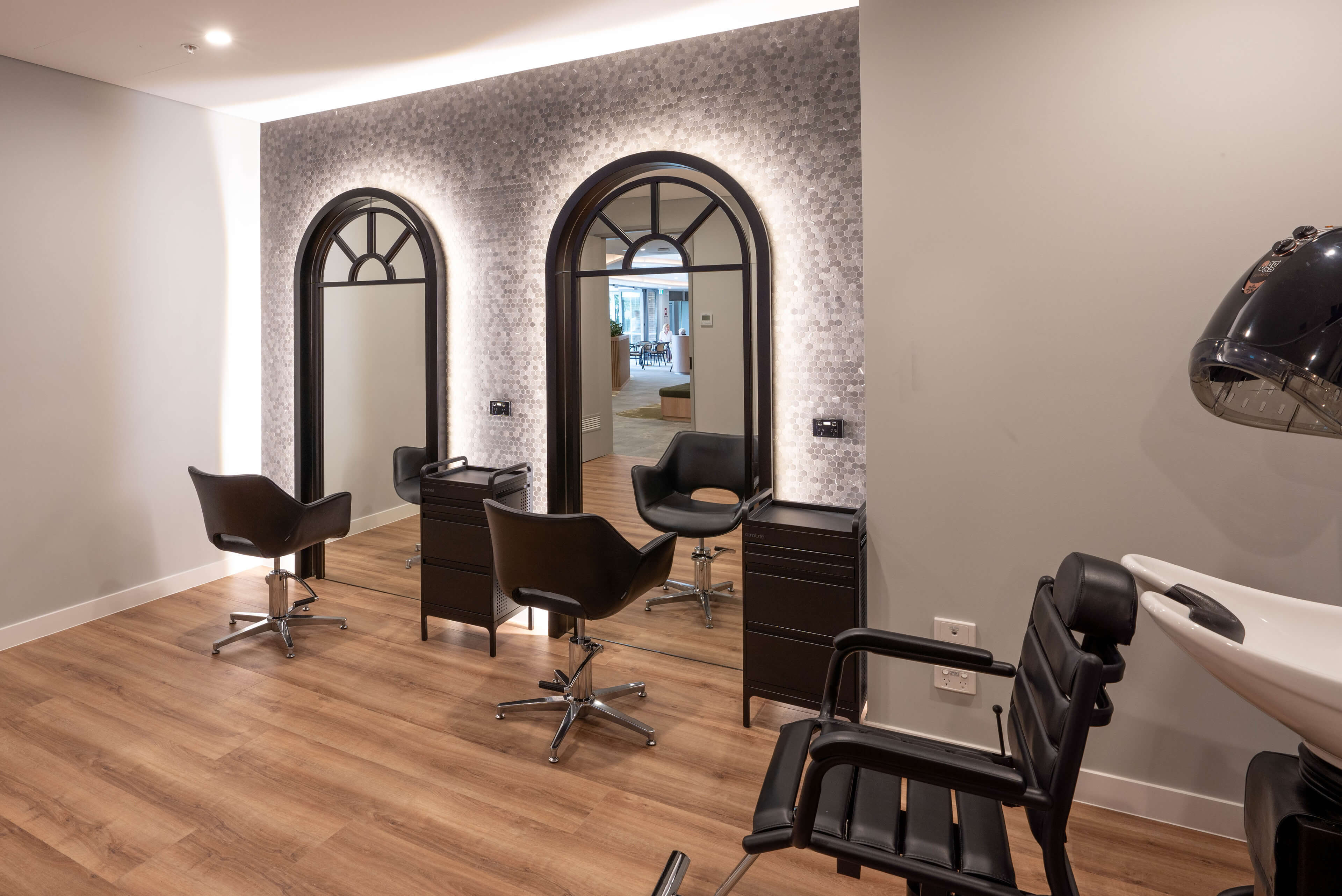 17 hair and beauty salon at uniting mayflower westmead taylor construction aged care