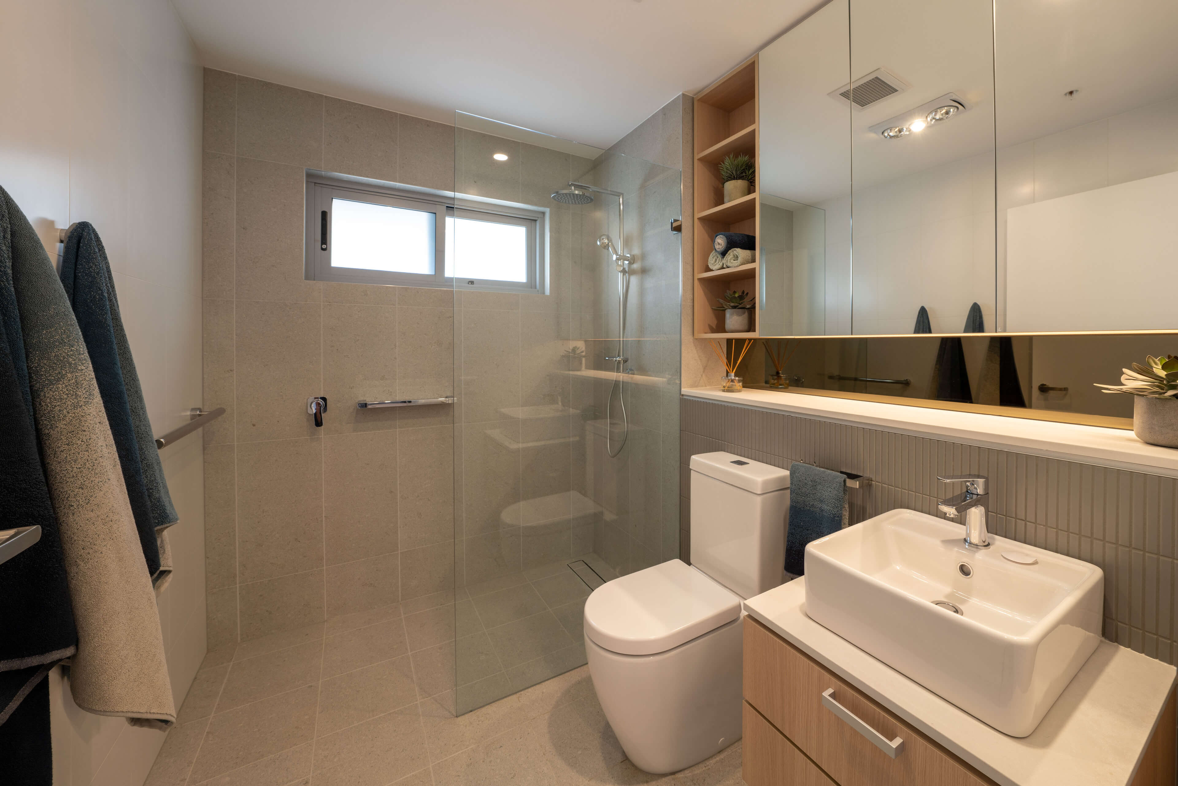24 interior bathroom independent living unit at uniting mayflower westmead taylor construction aged care