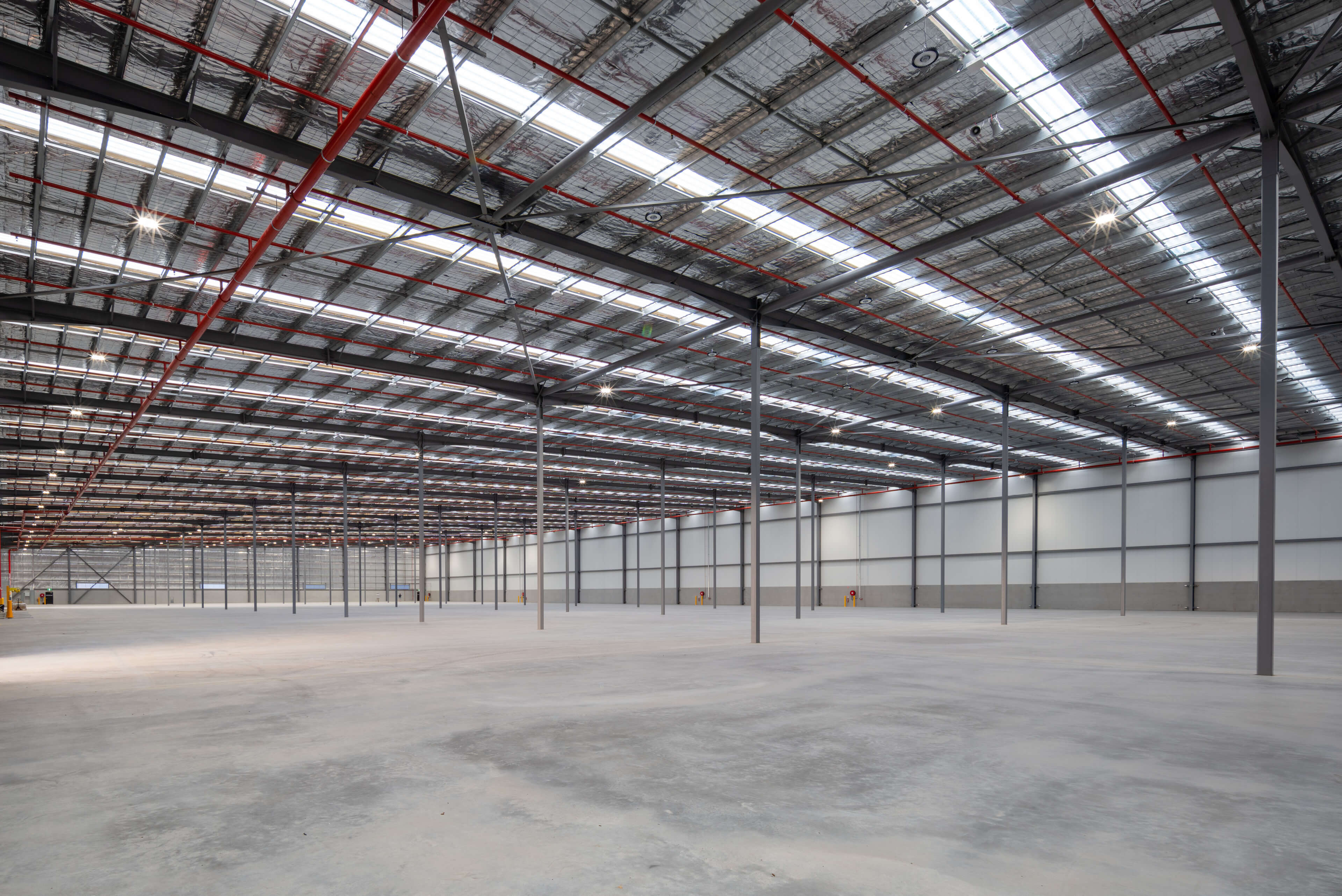 7 large scale view of open warehouse space at building 2 wetherill park taylor construction industrial