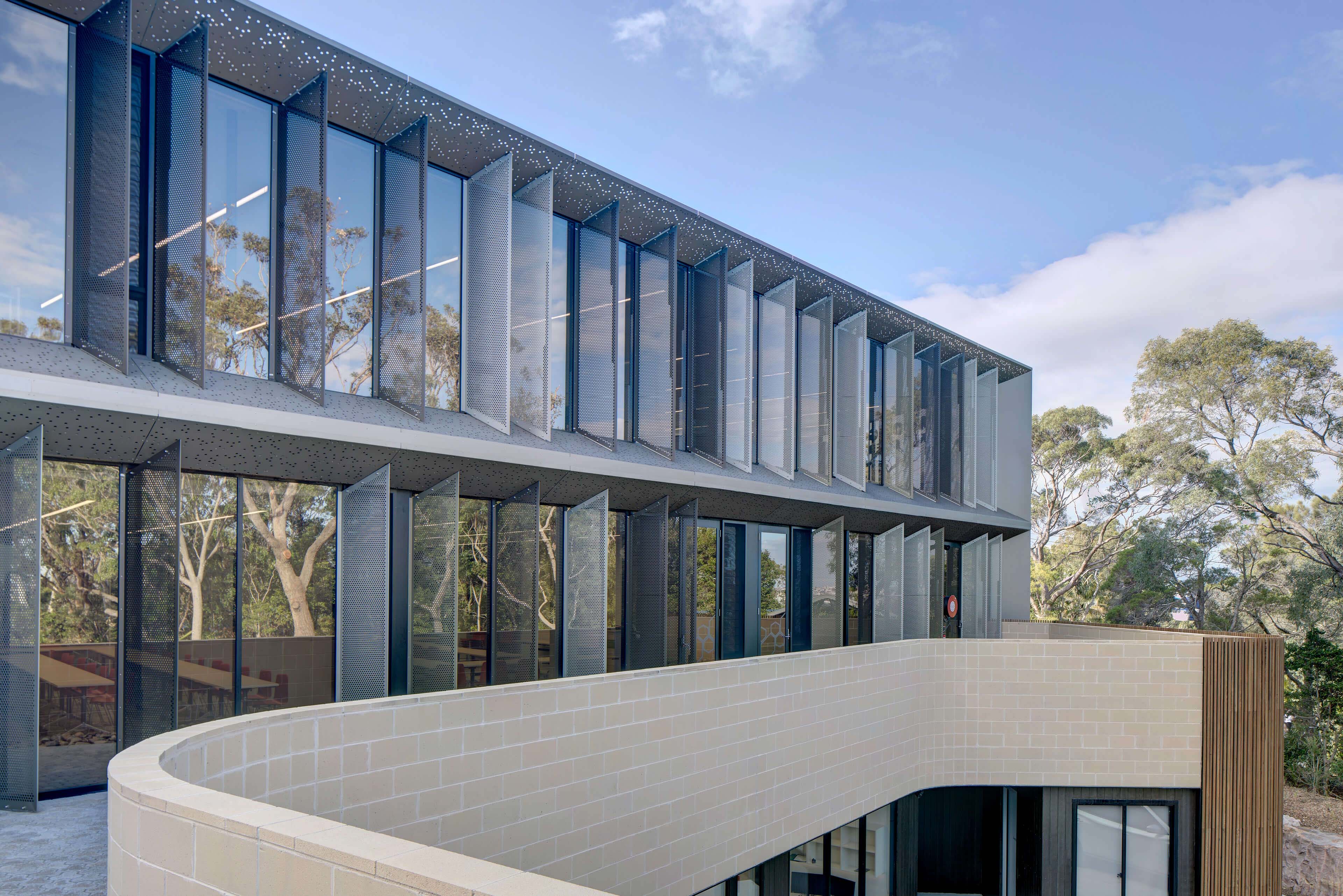 8 educational building exterior view taronga zoo institute sydney taylor construction education