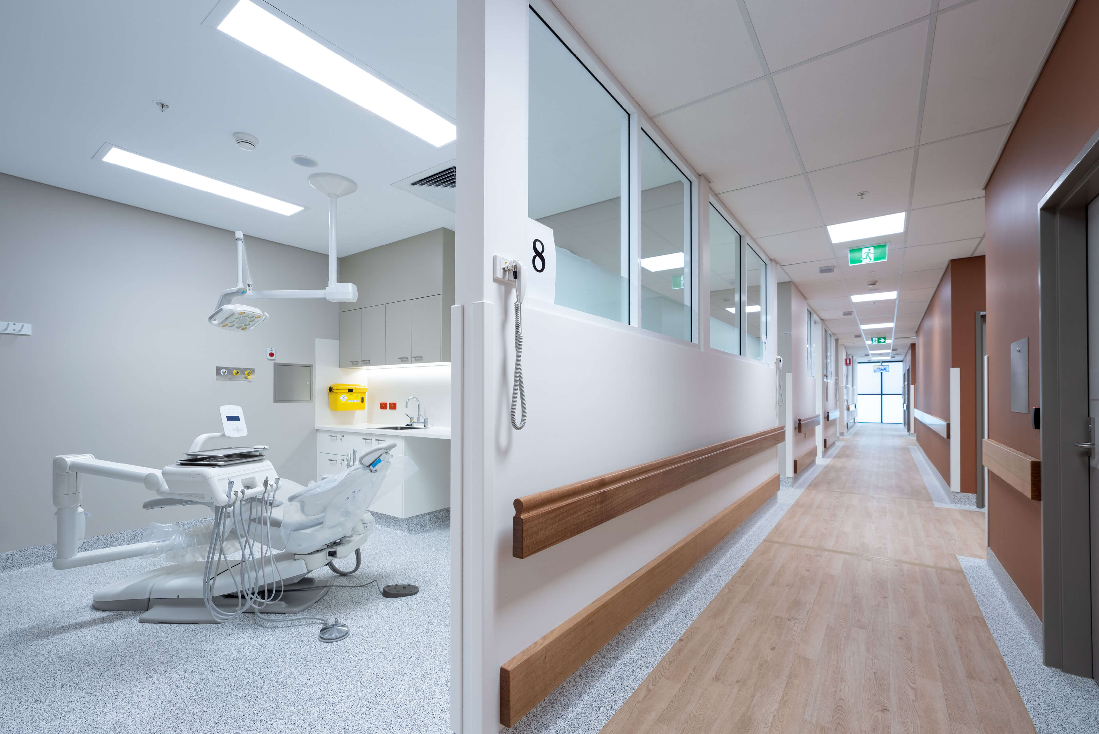 3 interior medical room campbelltown hospital refurbishment taylor construction refurbishment live environments