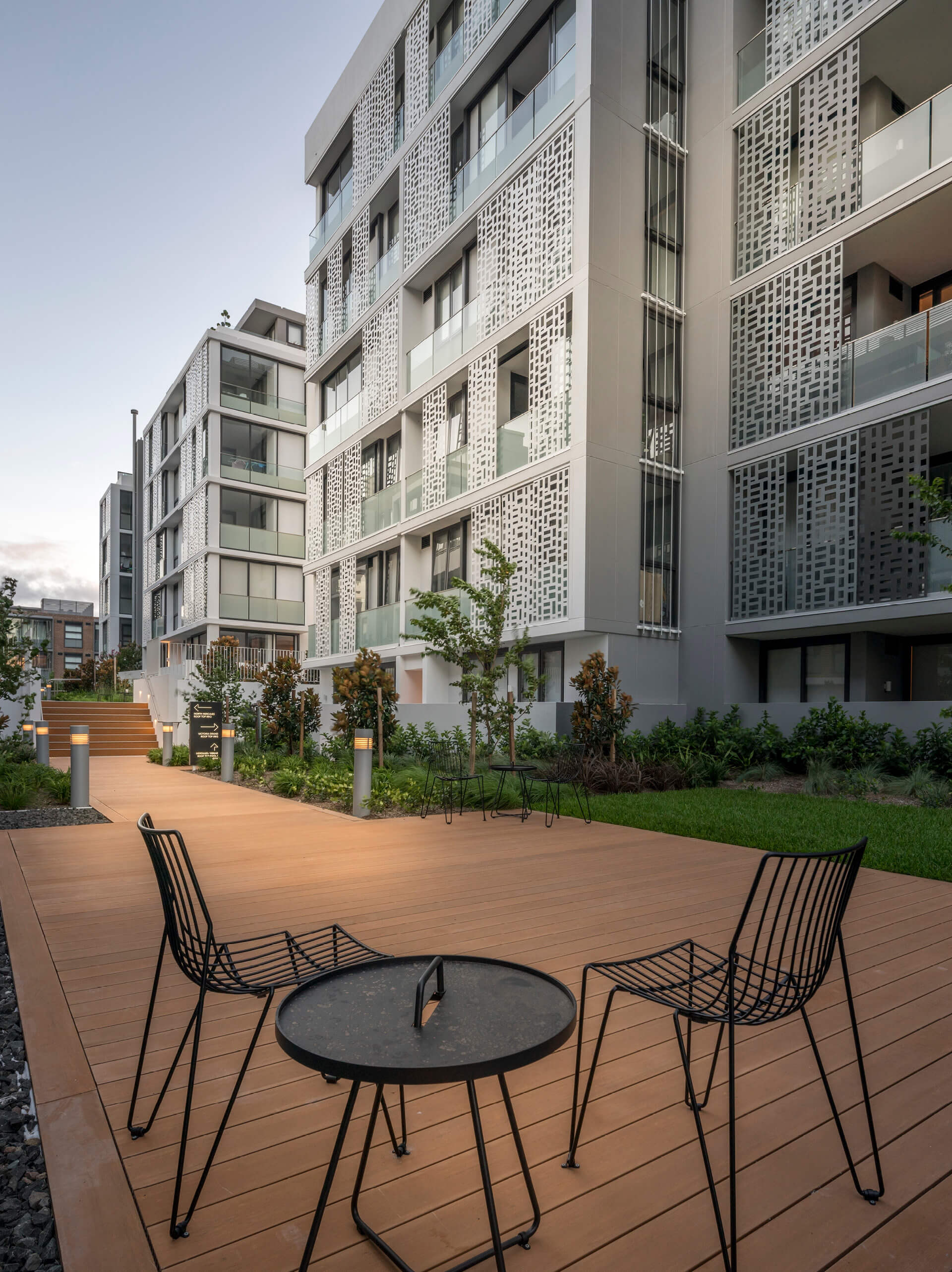 5 landscaped communal areas at chatswood place taylor construction residential