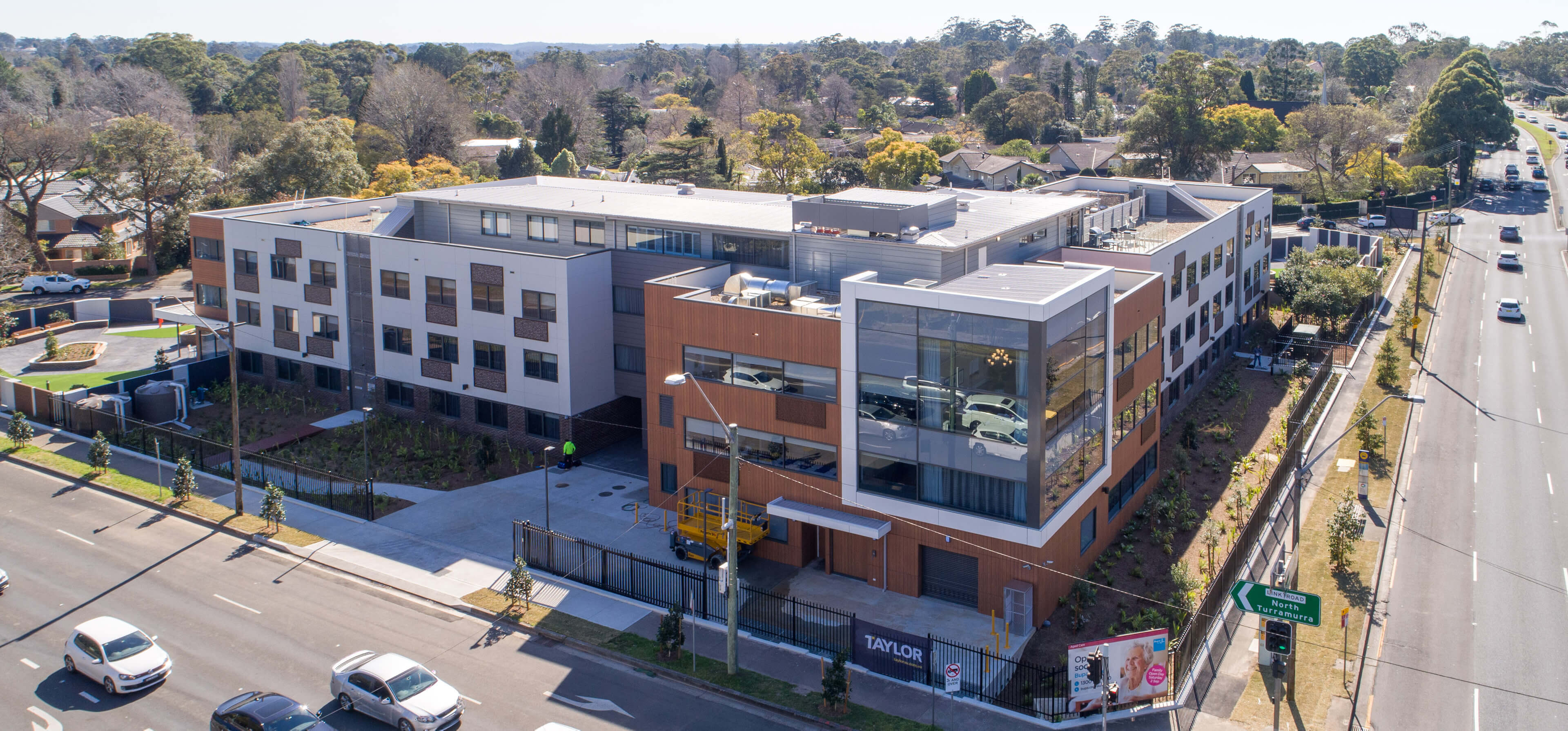 2 aerial bupa st ives taylor construction health and aged care