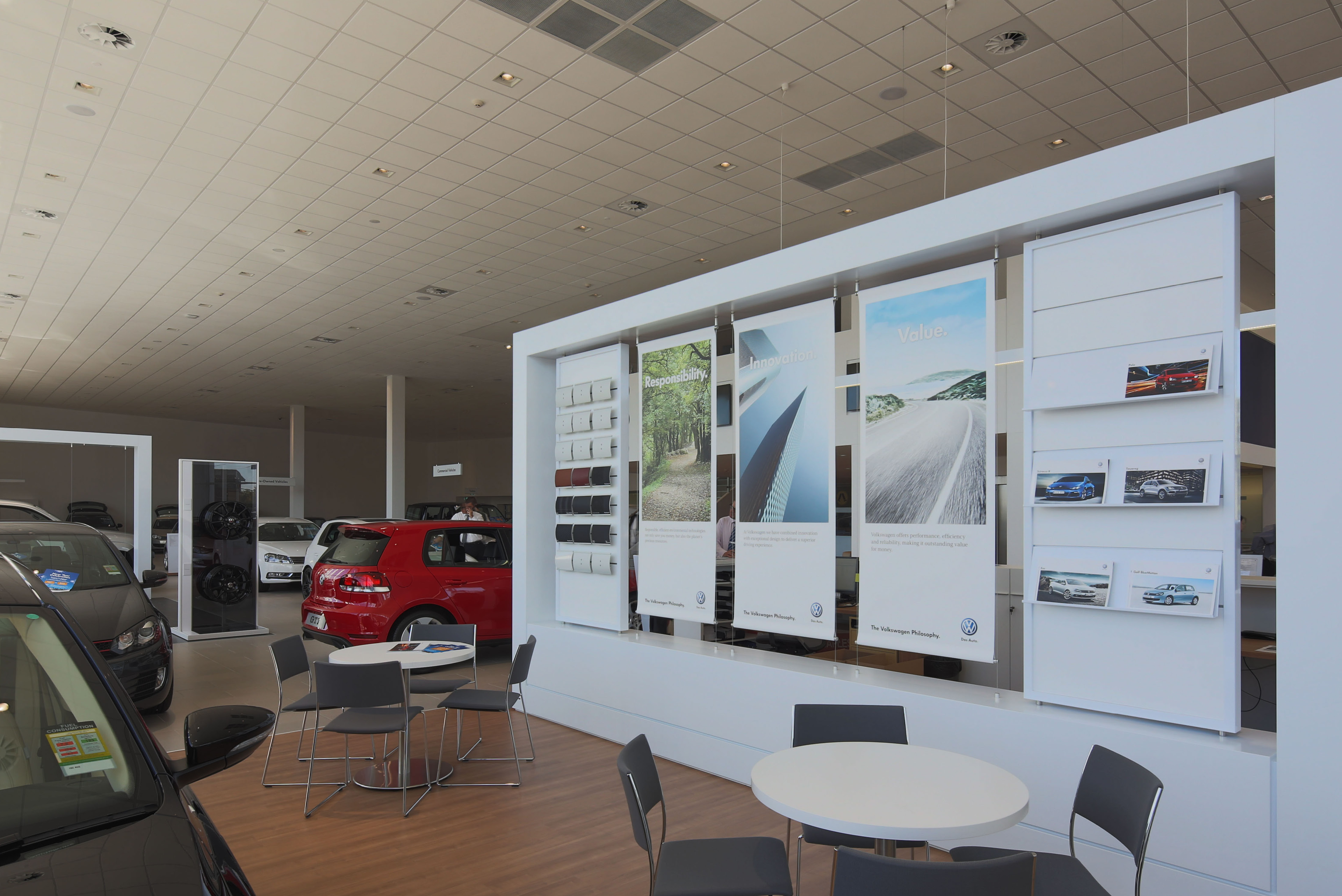 3 interior graphics volkswagen artarmon taylor construction motor showrooms