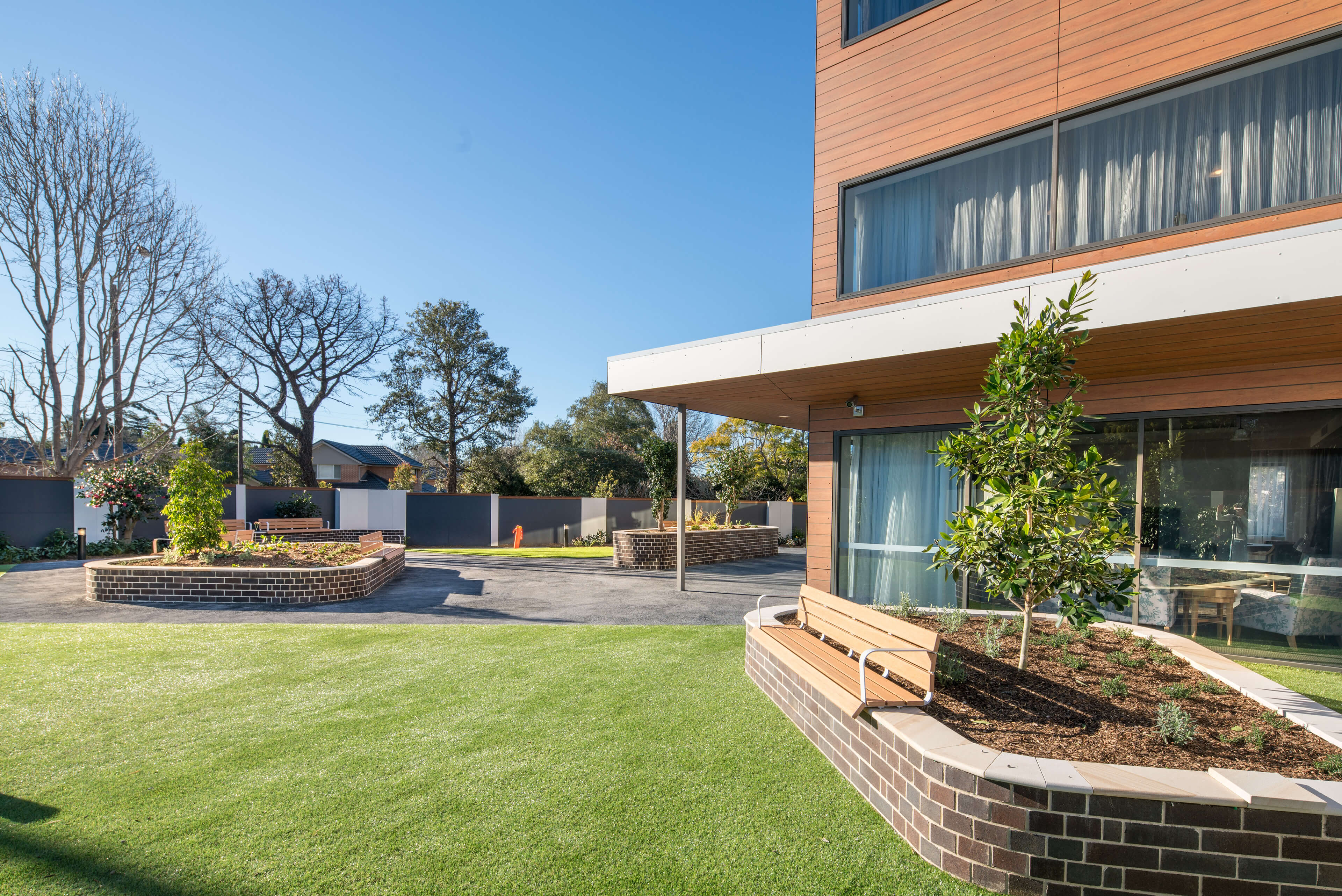 7 outdoor gardens bupa st ives taylor construction health and aged care