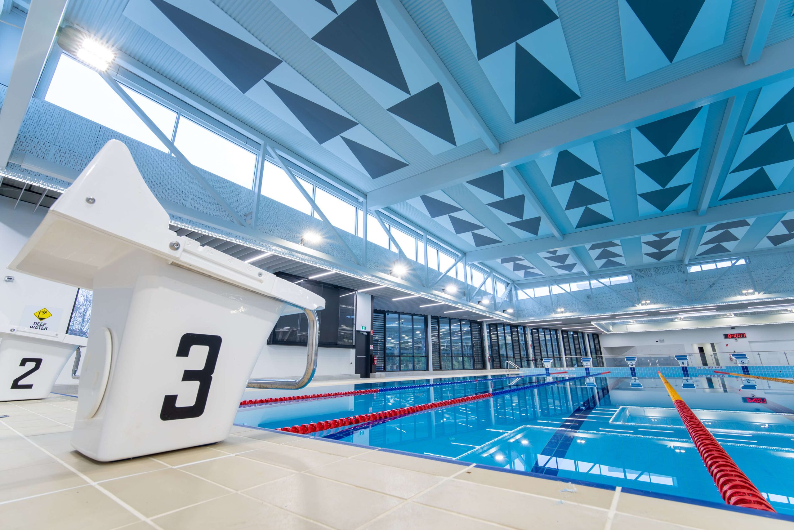 11 tara aquatic centre and sports precinct taylor construction new build education pool dive stand