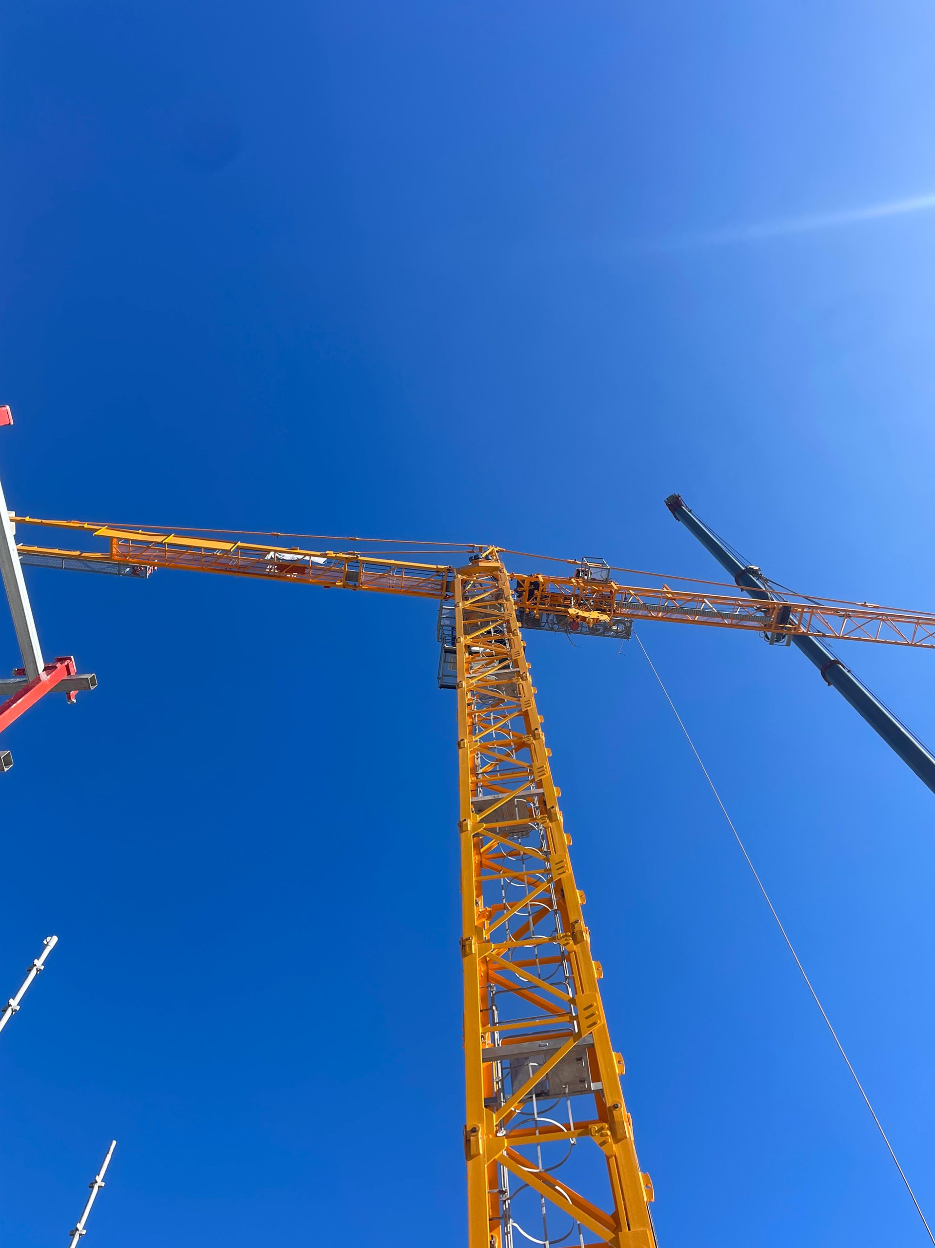 3 crane dismantle estia st ives taylor construction aged care