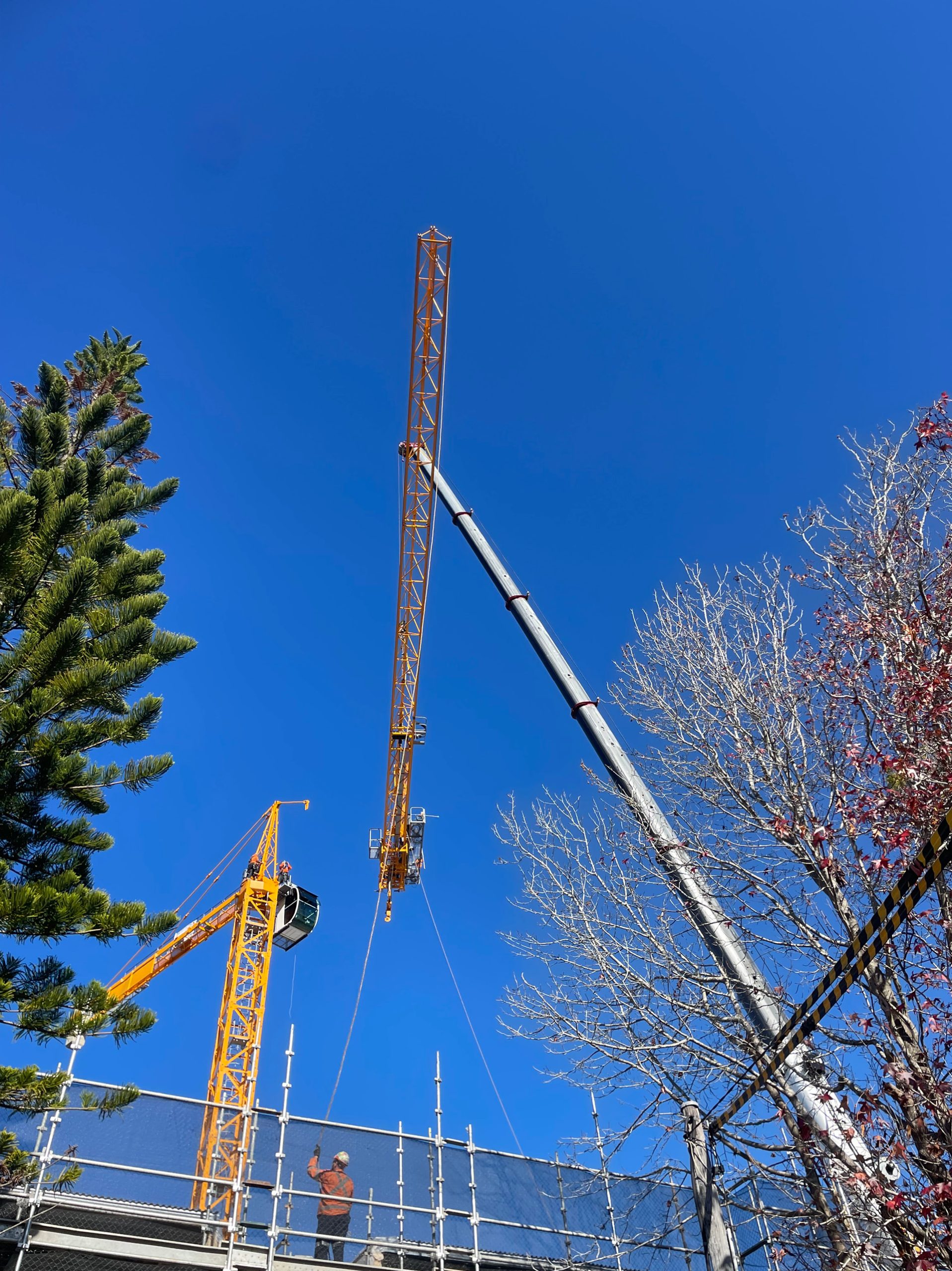 4 crane removal estia st ives taylor construction aged care