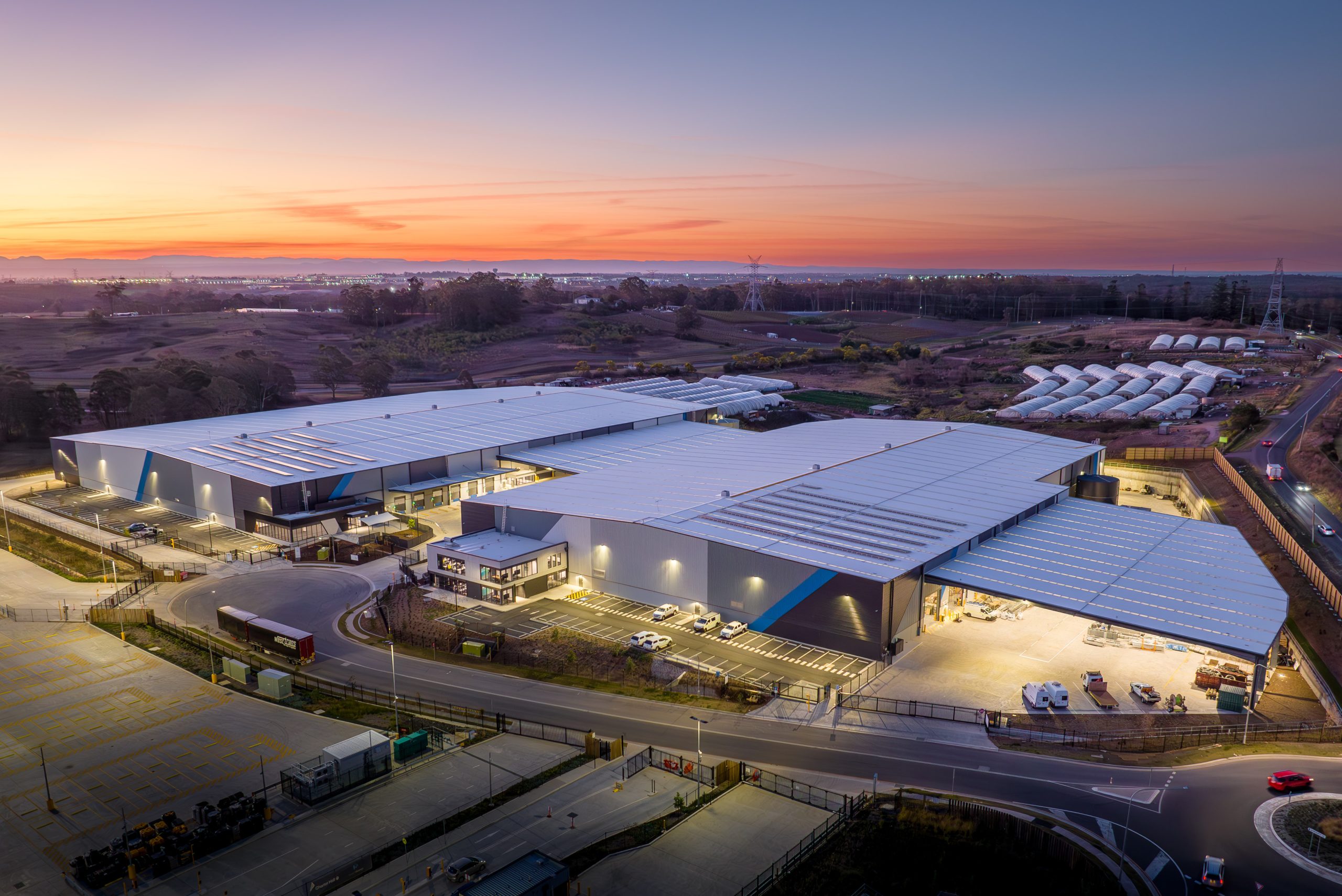 1 aerial image buildings 2 and 3 horsley business park taylor construction industrial