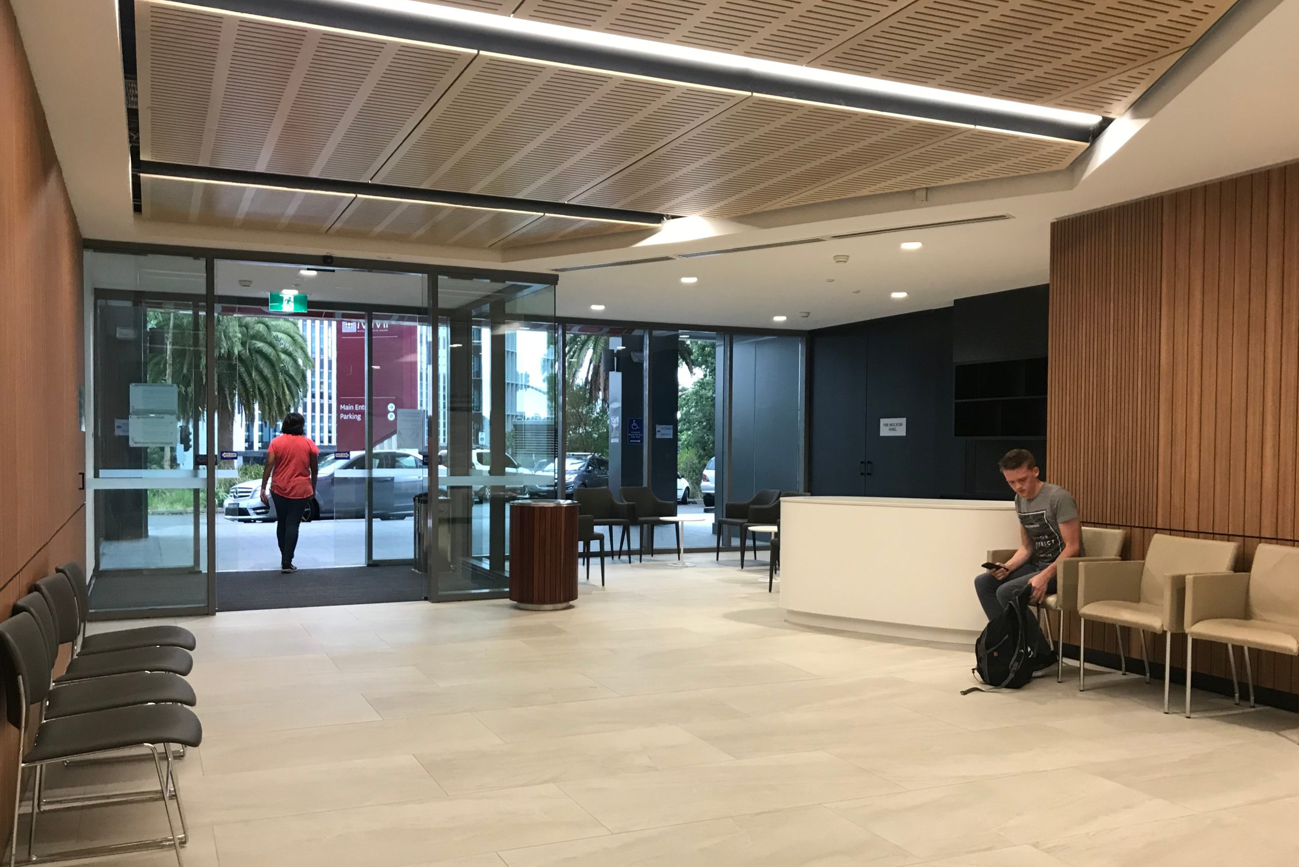 1 building entrance macquarie university f10a taylor construction education fitout