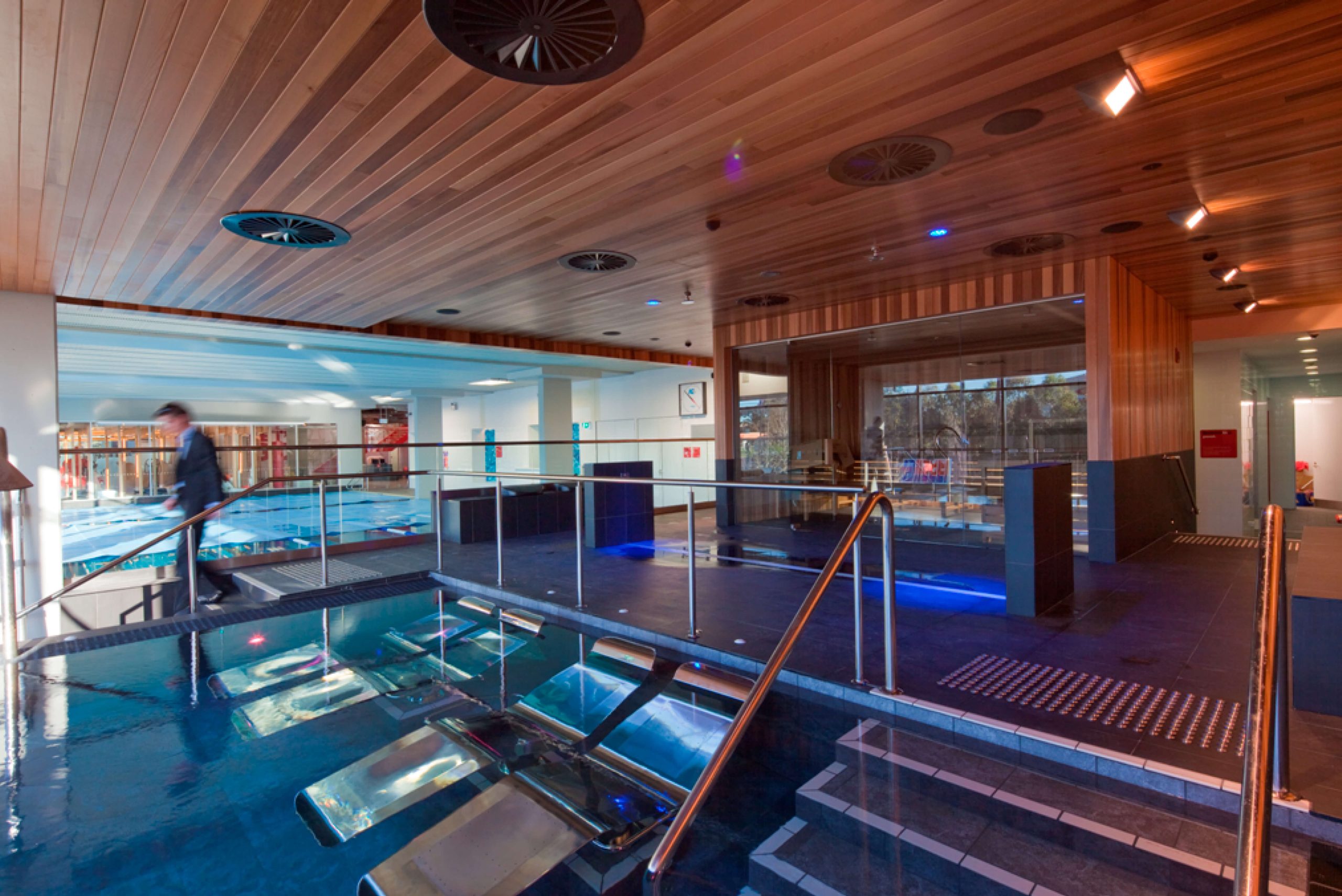 3 sauna and pool virgin active health club taylor construction fitout
