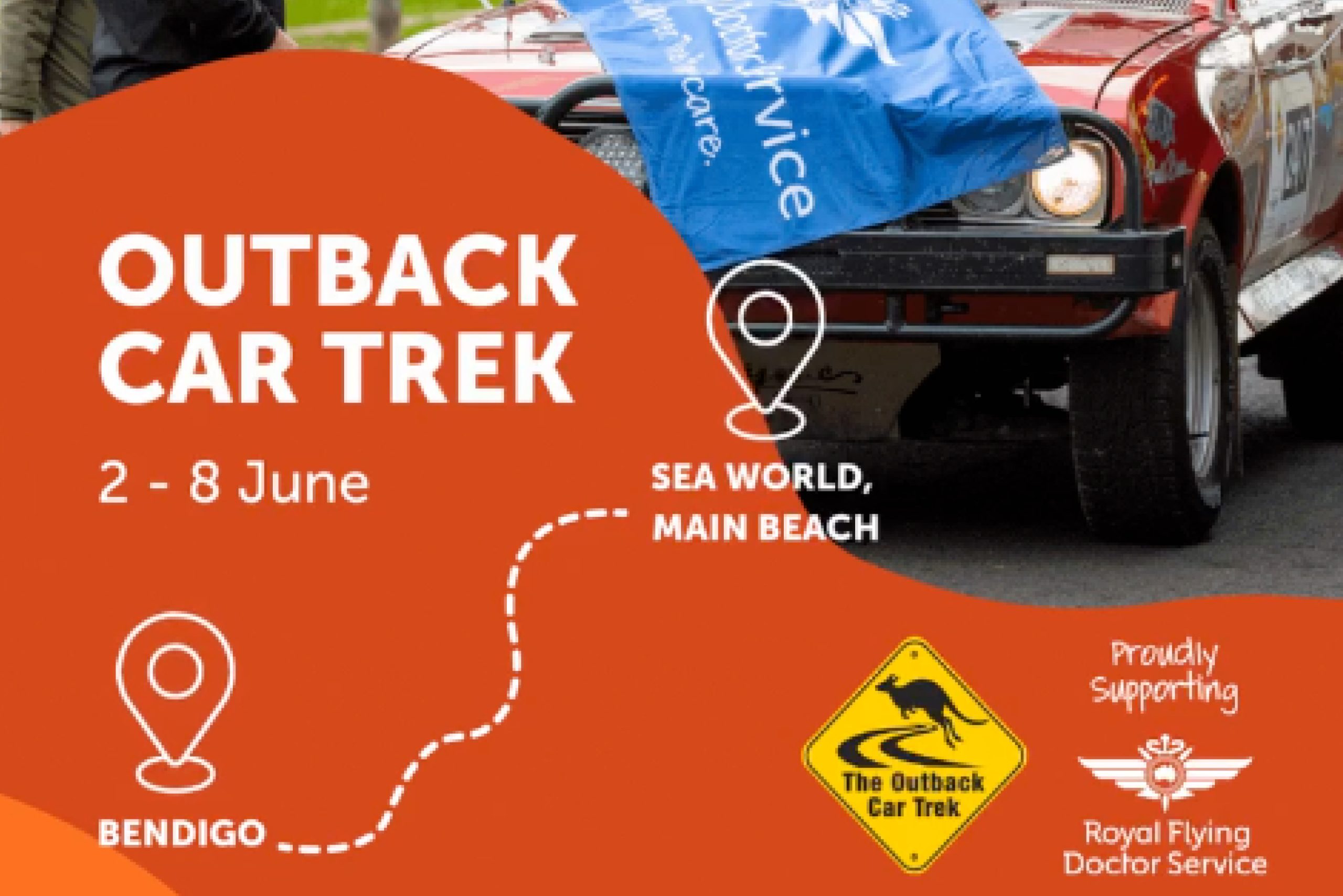 2 trek route clive wickham outback car trek taylor construction charity fundraising