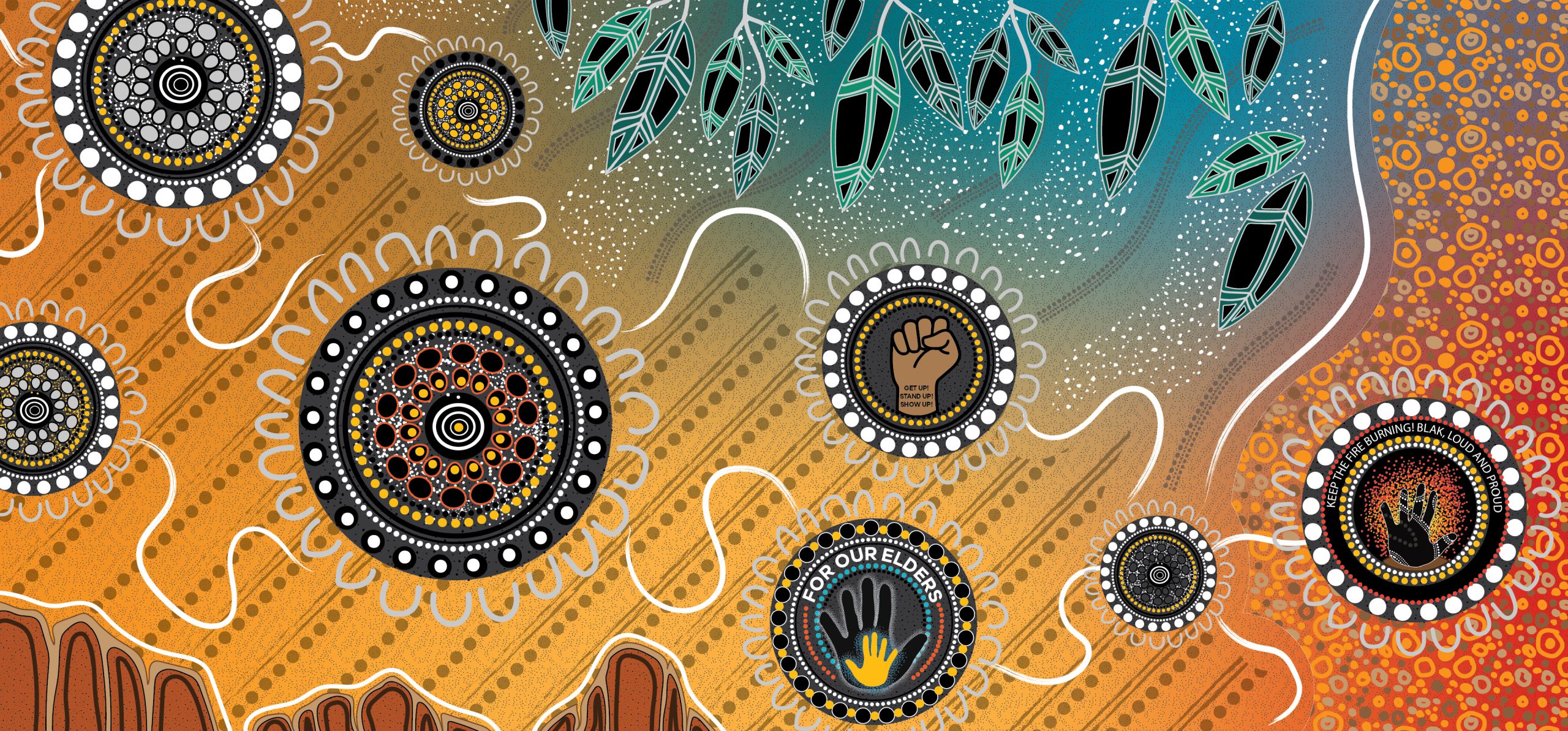 2 rap artwork naidoc week 2024 taylor construction diversity