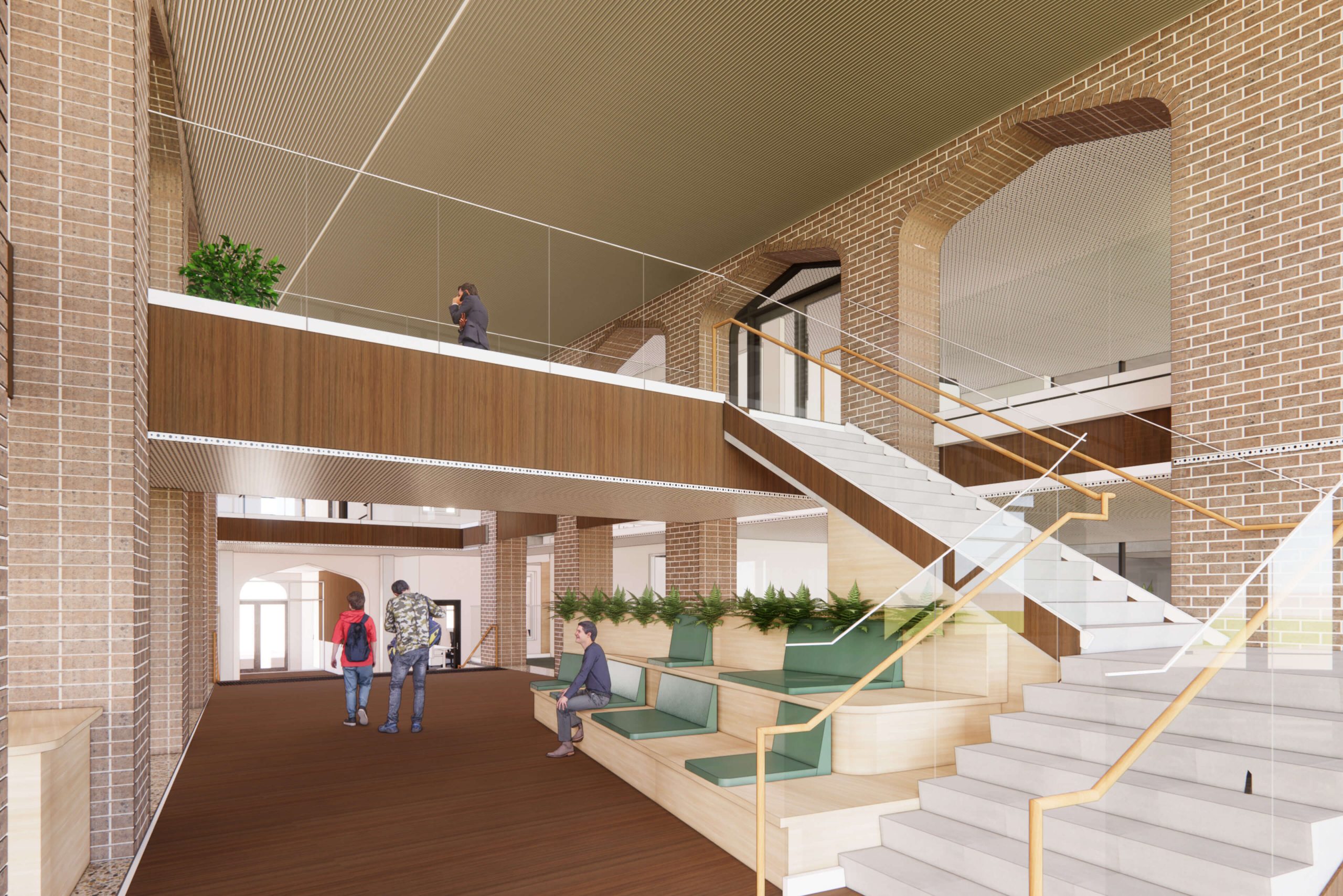 5 internal stairs trinity grammar school the renewal project taylor construction education